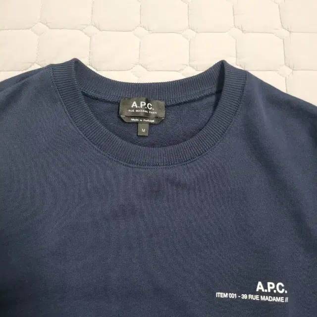 아페쎄 A.P.C / 크루넥 스웻셔츠 네이비 M