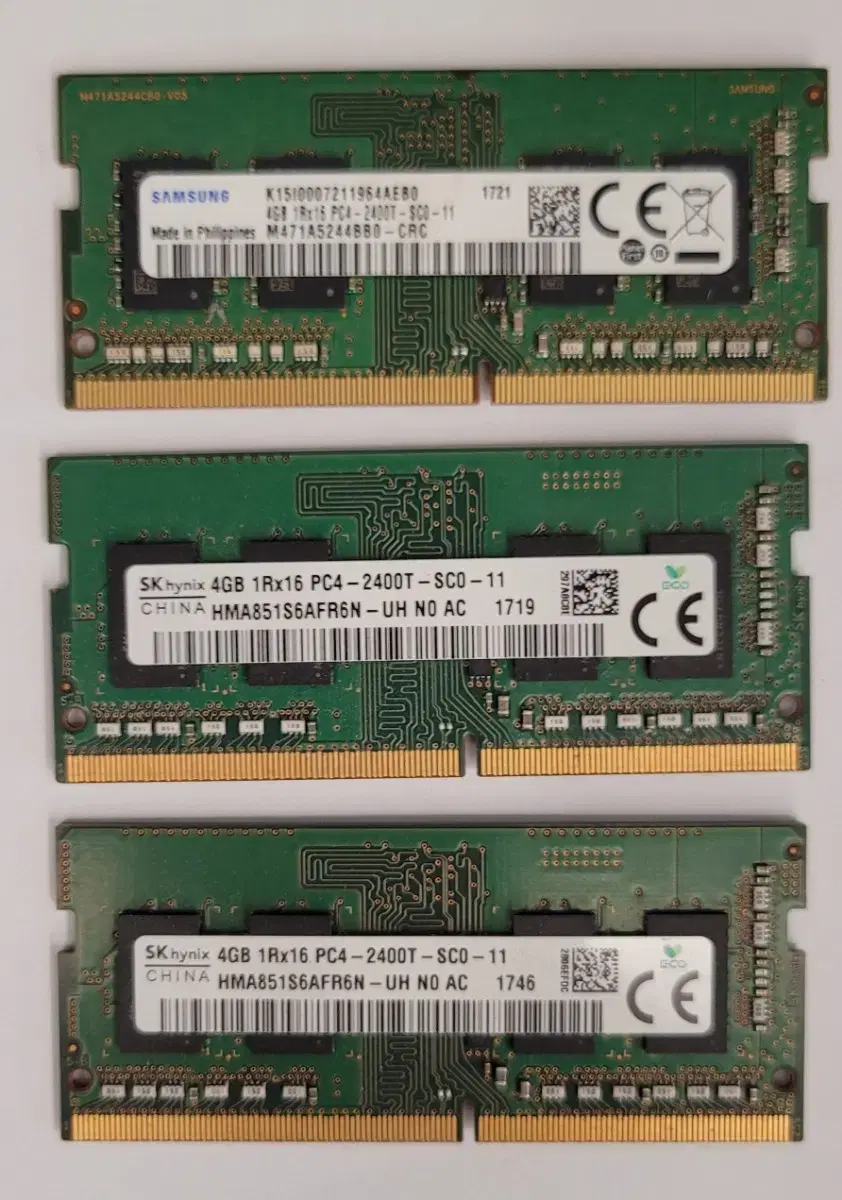 노트북용 DDR4 4g 2400T