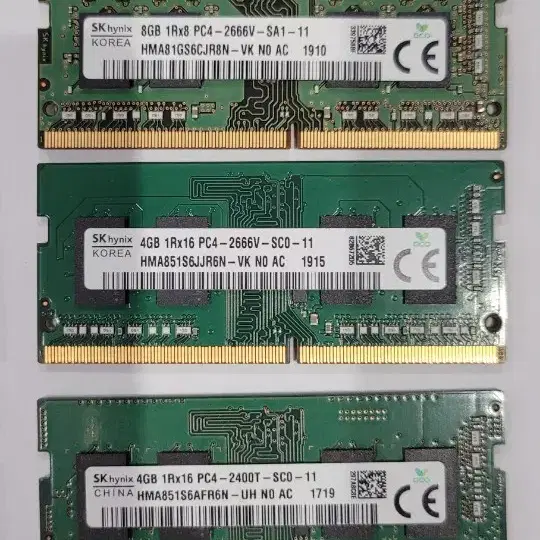 노트북용 DDR4 4g 2400t, 2666v