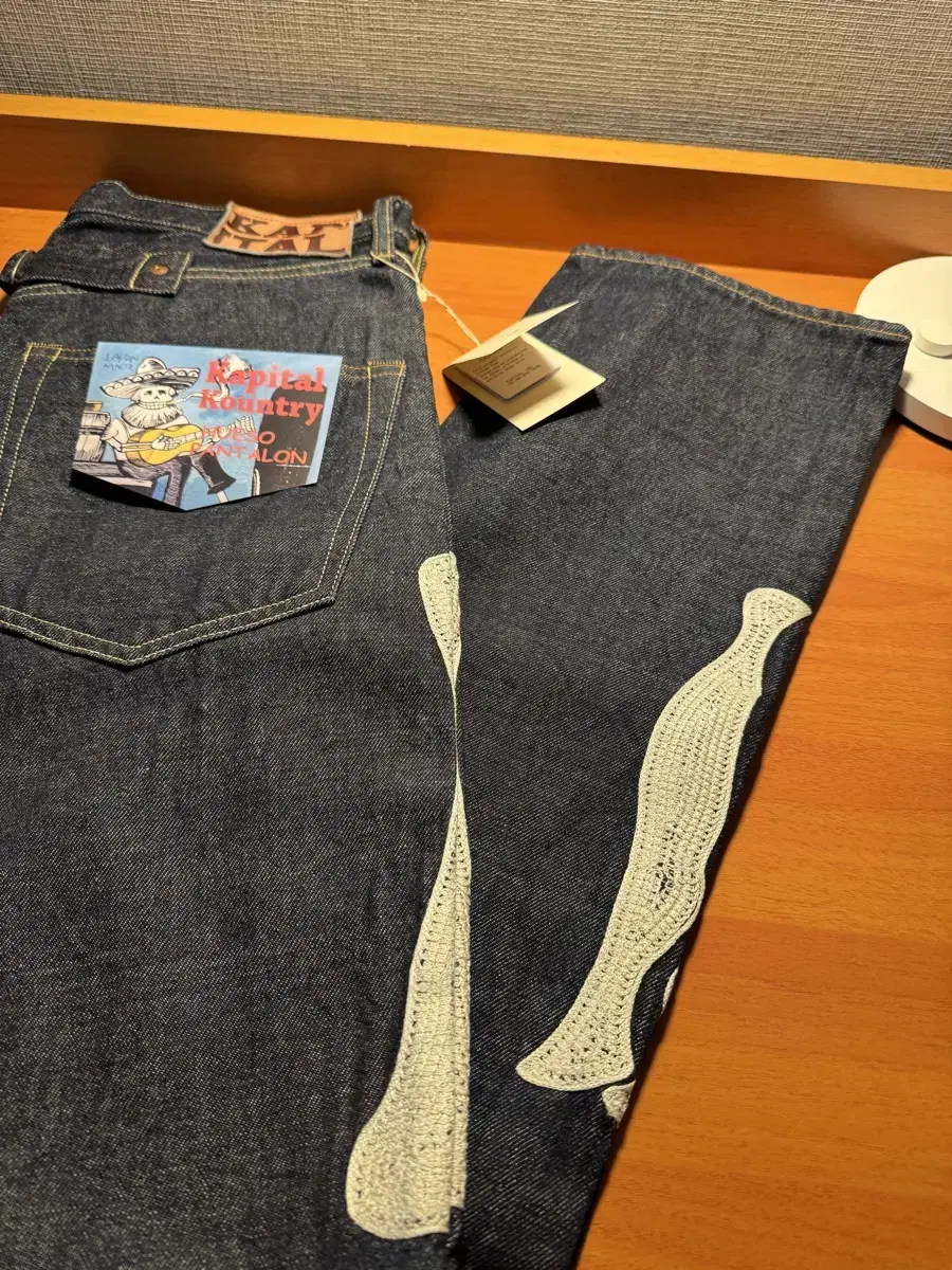 Capital Mexican Bone Denim Pants Size 34