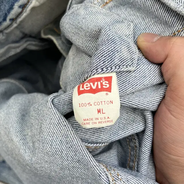 80s Levis 데님 트러커 자켓 (103)