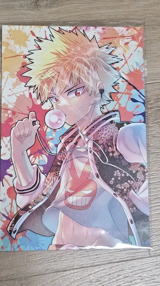 My hero Academia Bakugo postcard is for sale!