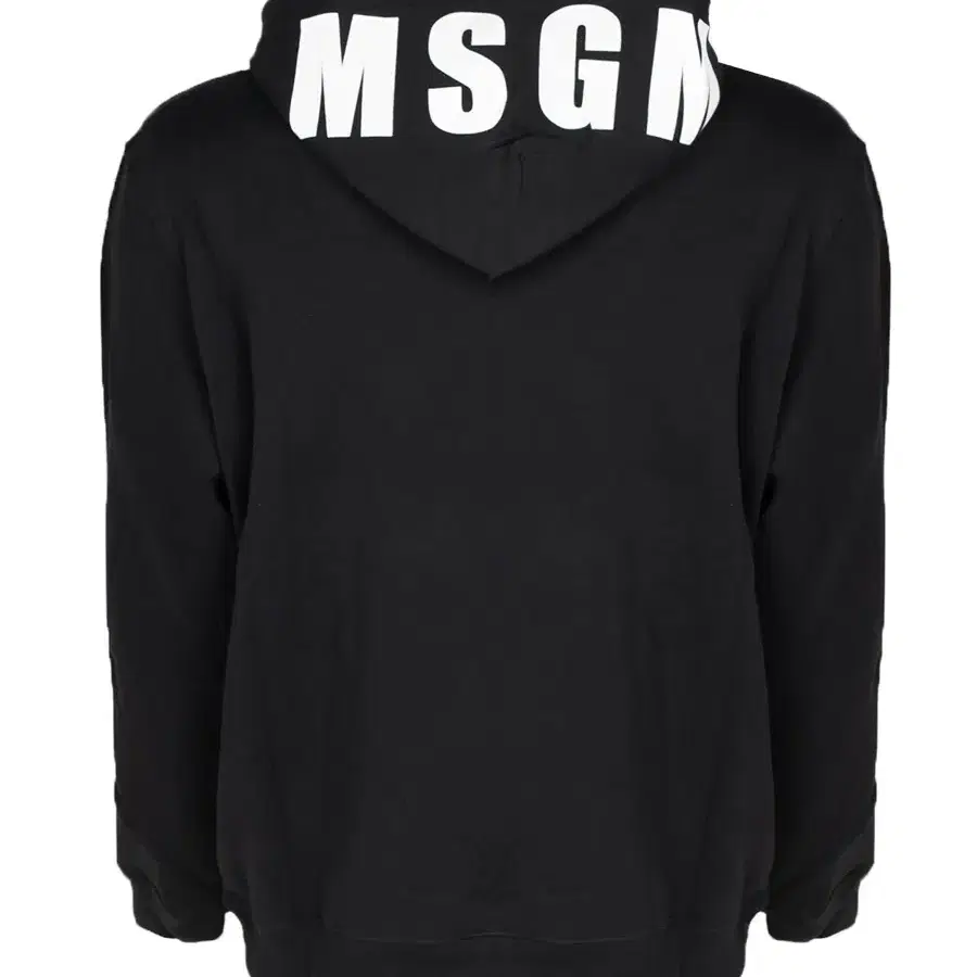 MSGM 후드 모자 로고 블랙