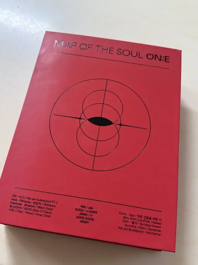 BTS MAP OF THE SOUL ON:E DVD 포카o