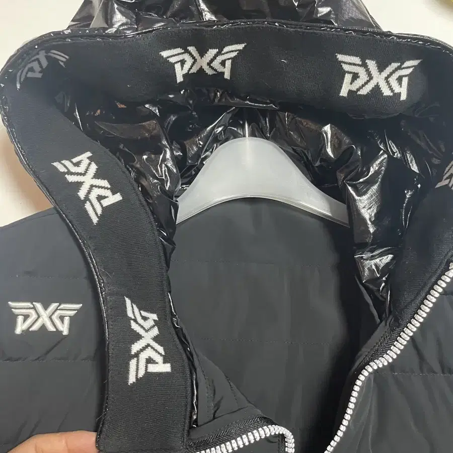 PXG 후드 다운 자켓