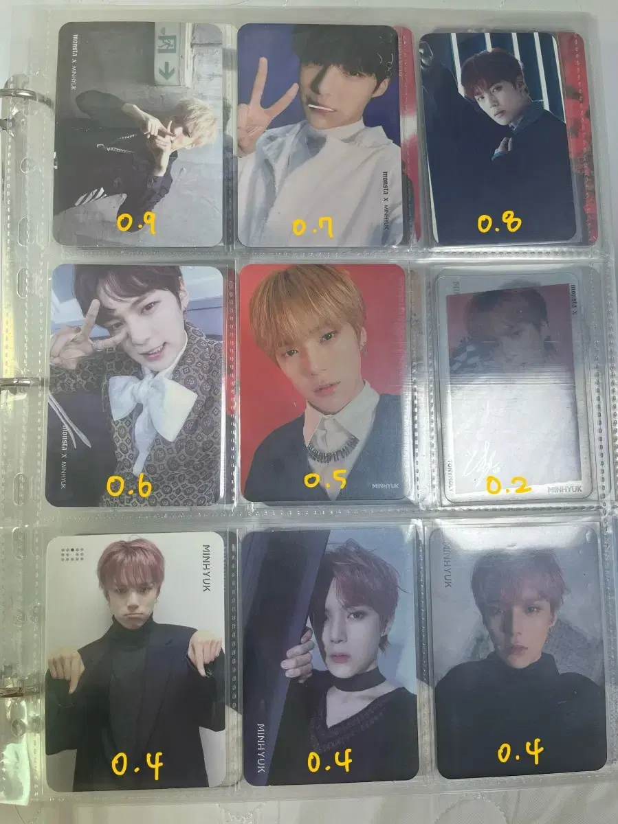 Monsta X minhyuk photocard wts lee minhyuk monstax MiniMonkey Depository