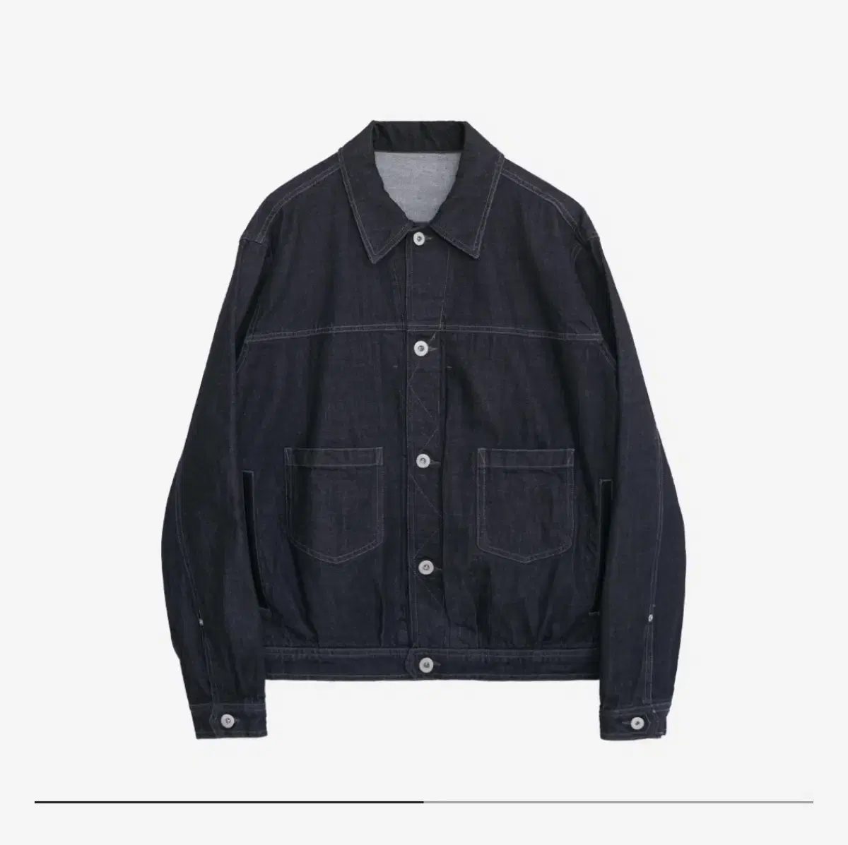 [2] Polythene Denim Tucker Jacket Indigo - 24FW