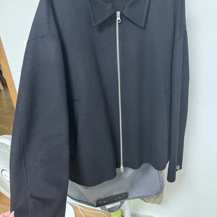 Handmade Cashmere Zipped Blouson Jack