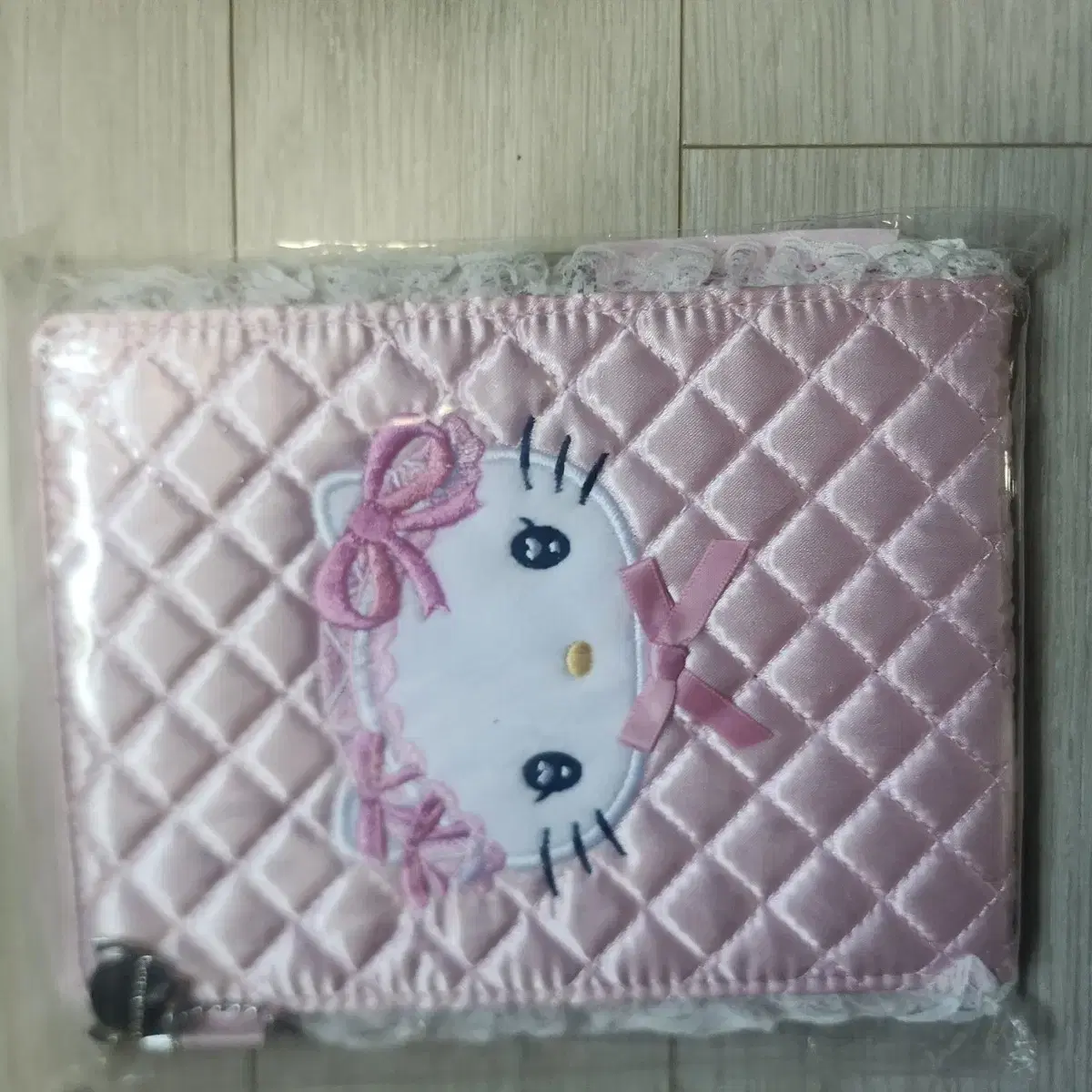 Sanrio Hello Kitty 50th Anniversary Pink Quilted Series Fabric Mirror