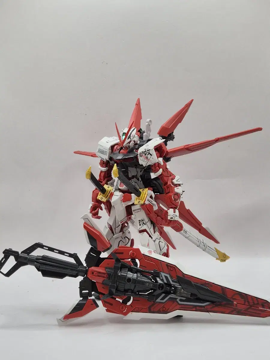 MG Astra Lay Red Frame + Flight Unit Gundam Bandai Resin Statues Gunpla