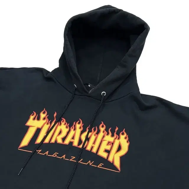 [L] 트레셔 Thrasher 불꽃 후드티