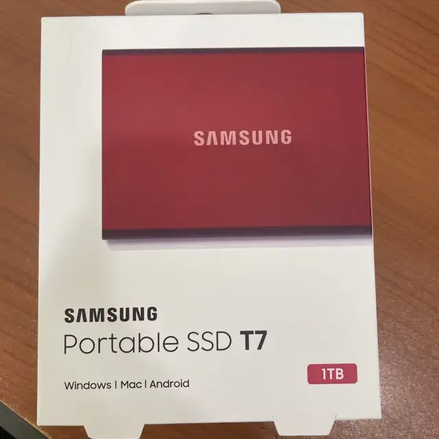 삼성 외장 하드 1T_ 삼성 Portable SSD T7 _ 미개봉 새제