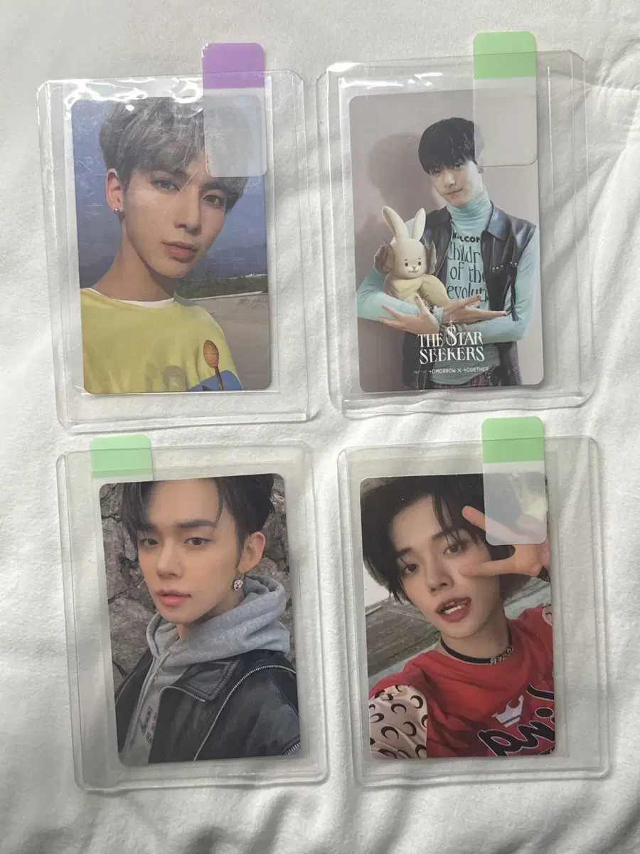 Tuvatu tomorrow x together txt yeonjun taehyun soobin photocard Transfer of photocards