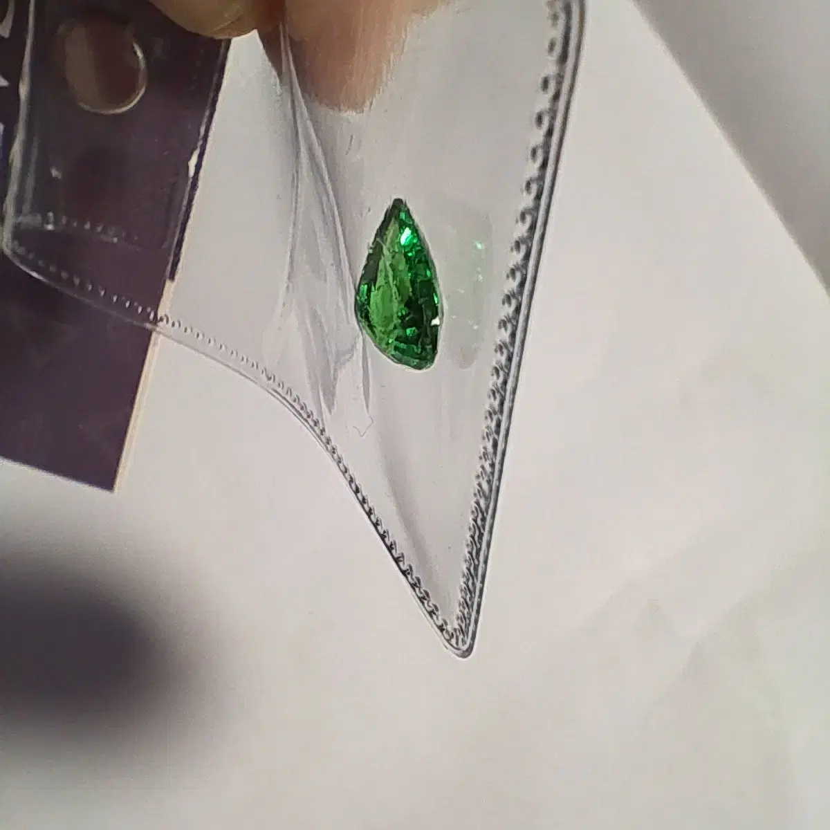 천연 차보라이트1.35ct 페어컷