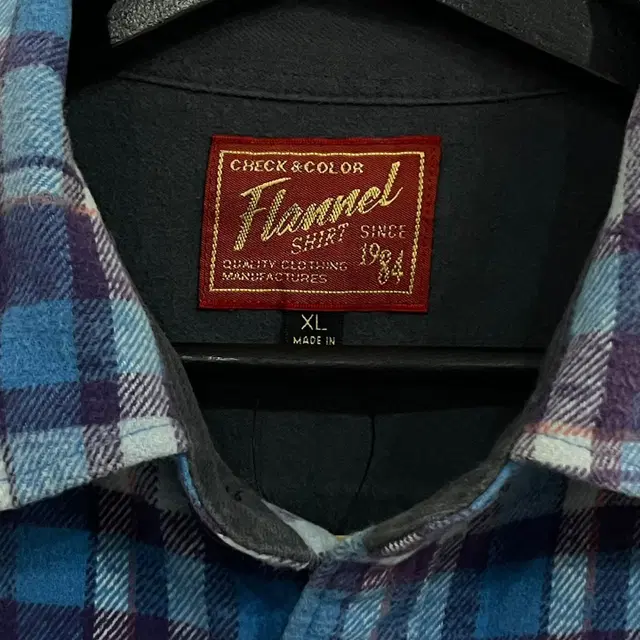 flannel 체크셔츠