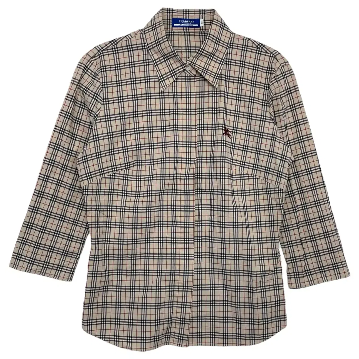 Burberry check pattern shirt