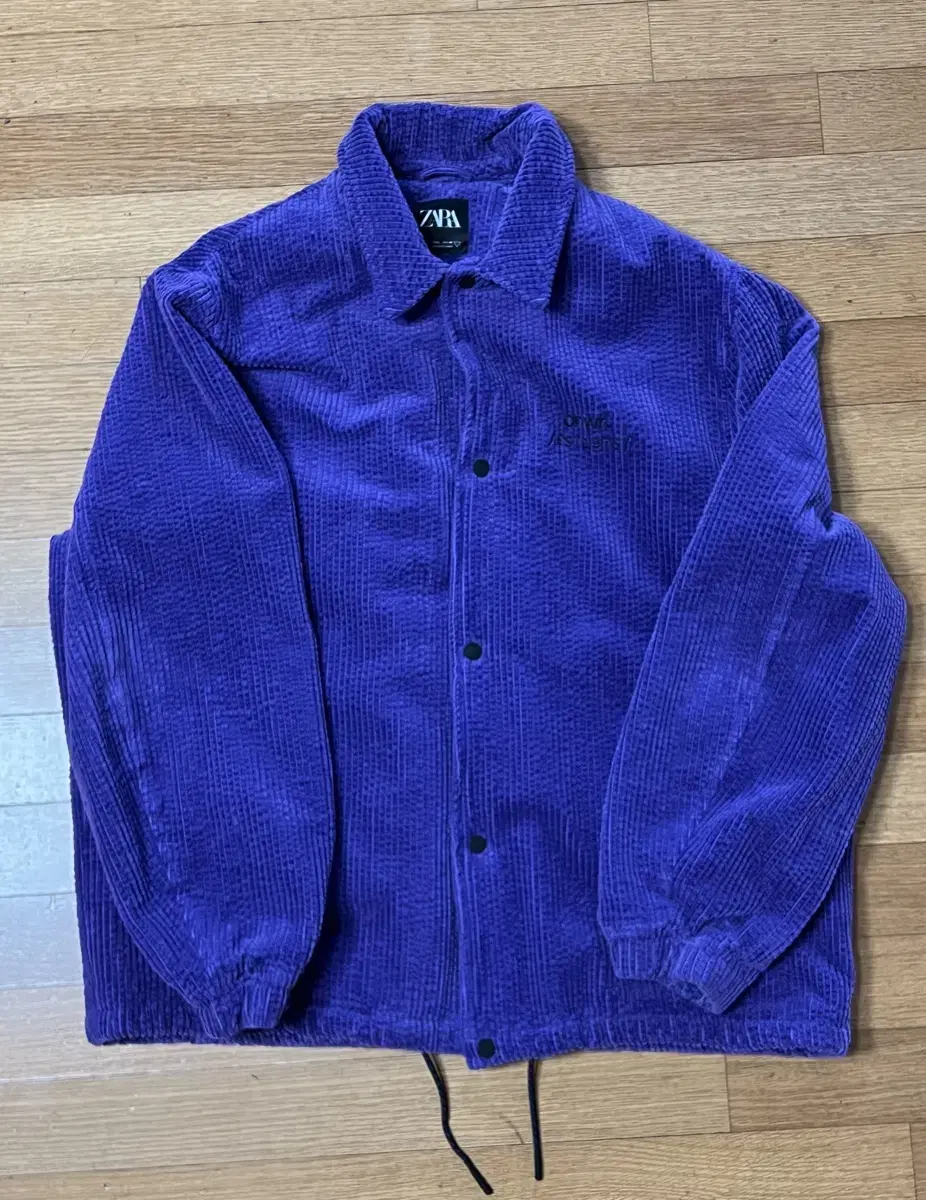 Zara Corduroy Purple Jacket