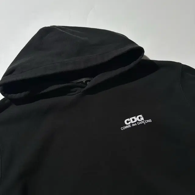 [XL] 꼼데가르송 CDG 로고 프린트 후드