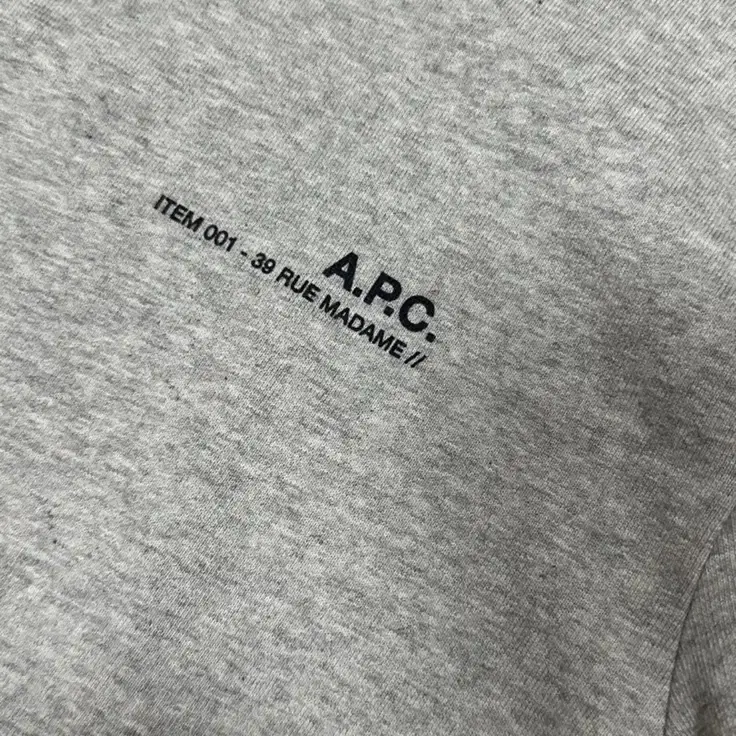 아페쎄 A.P.C. 맨투맨 Cotton Sweatshirt - 그레이