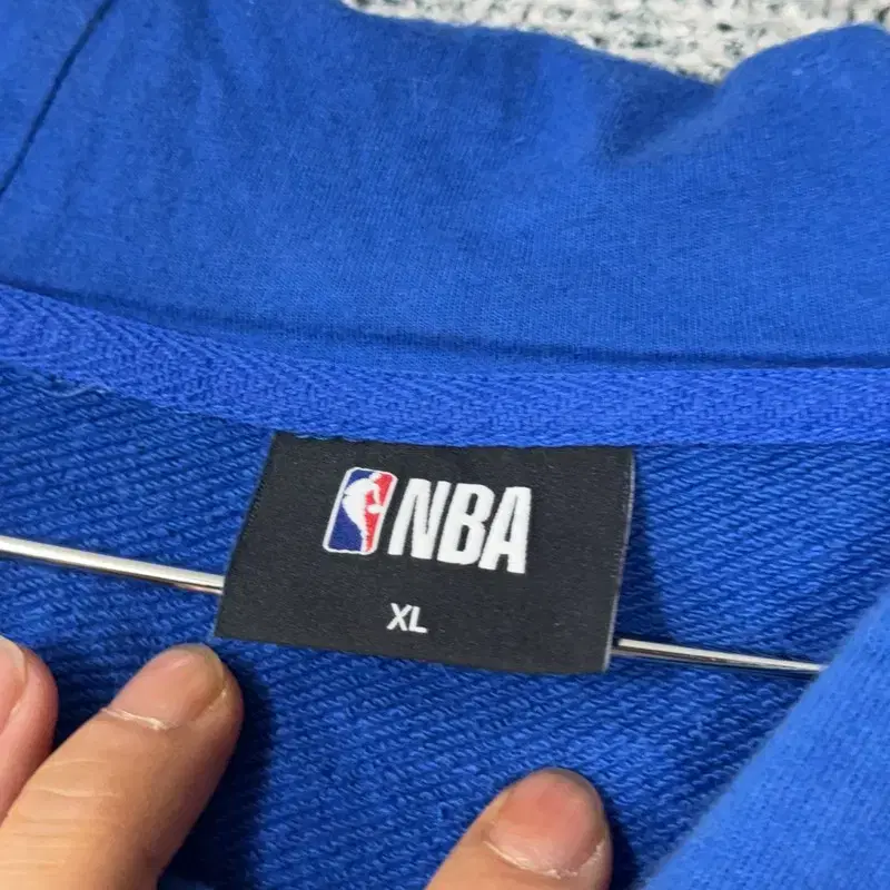 NBA 골든스테이트 블루 후드티 XL