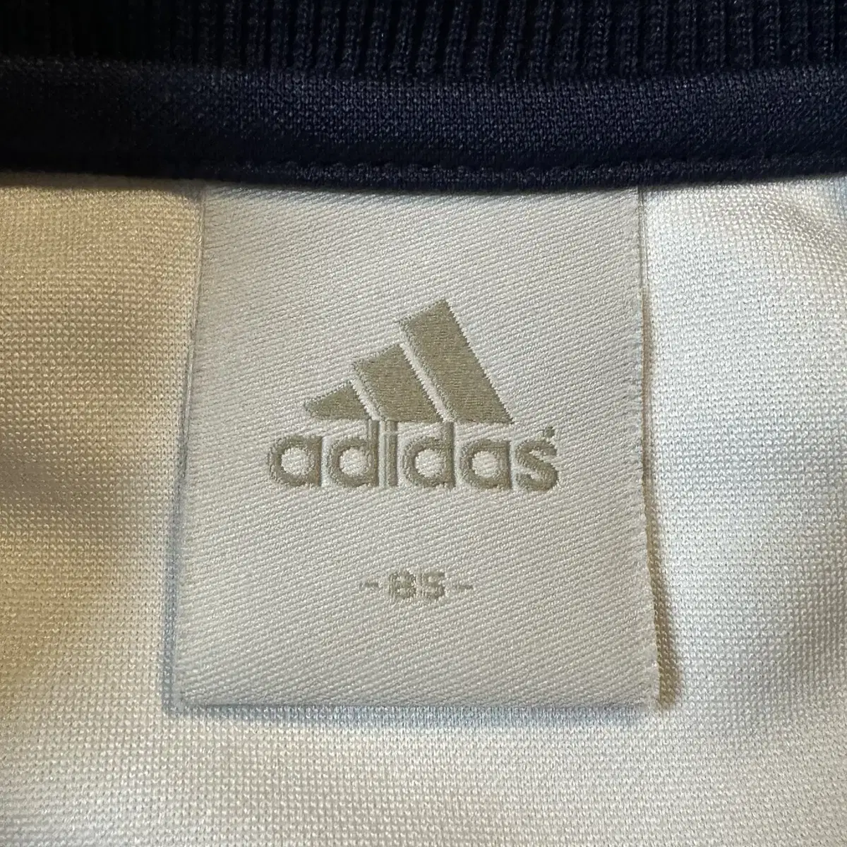 [XS] 대장급) 아디다스 ADIDAS 삼각로고 트랙탑 져지 화이트 실버