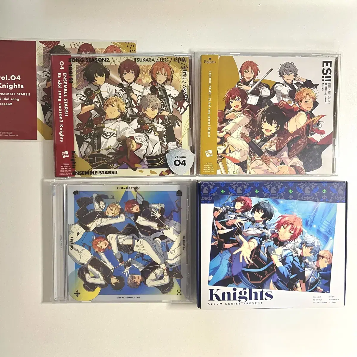 Anstar Knights album 4 CDs bulk sell wts Ritsuro Izumi