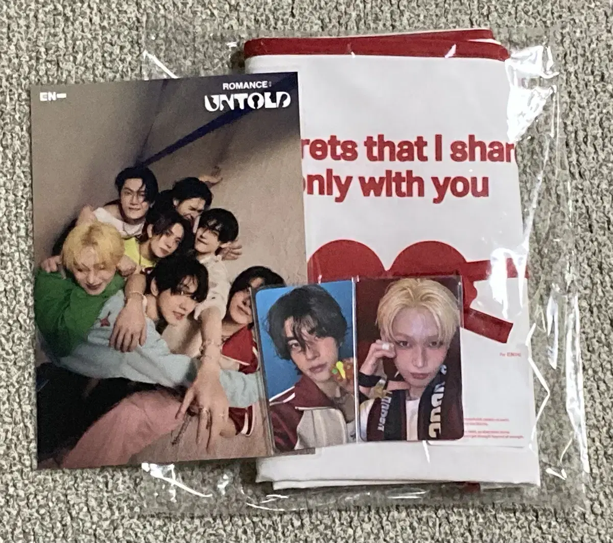 Enhypen Romanticantold broadcast photocard mucore Reverse Jojo Matting sealed Bulk Wts.