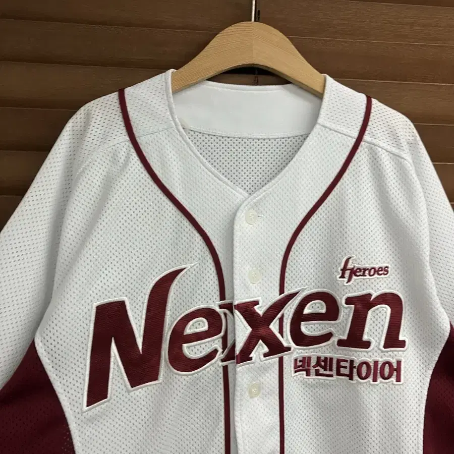 2XL KBO 키움 넥센 히어로즈 홈 유니폼 야구져지