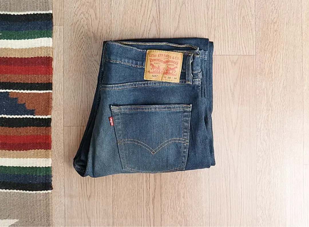 levis 리바이스 505 워싱가공 데님 35사이즈 굿컨디션