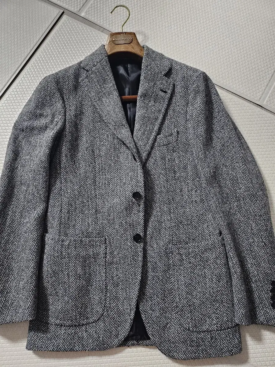 (New/48)Casa del Sarto Herringbone Jacket