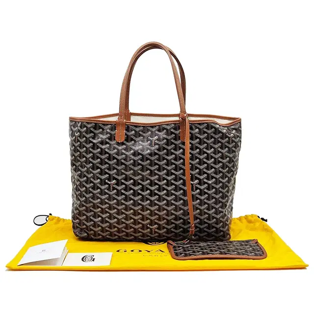 고야드 Goyard 생루이 블랙앤 내추럴 PM 숄더백