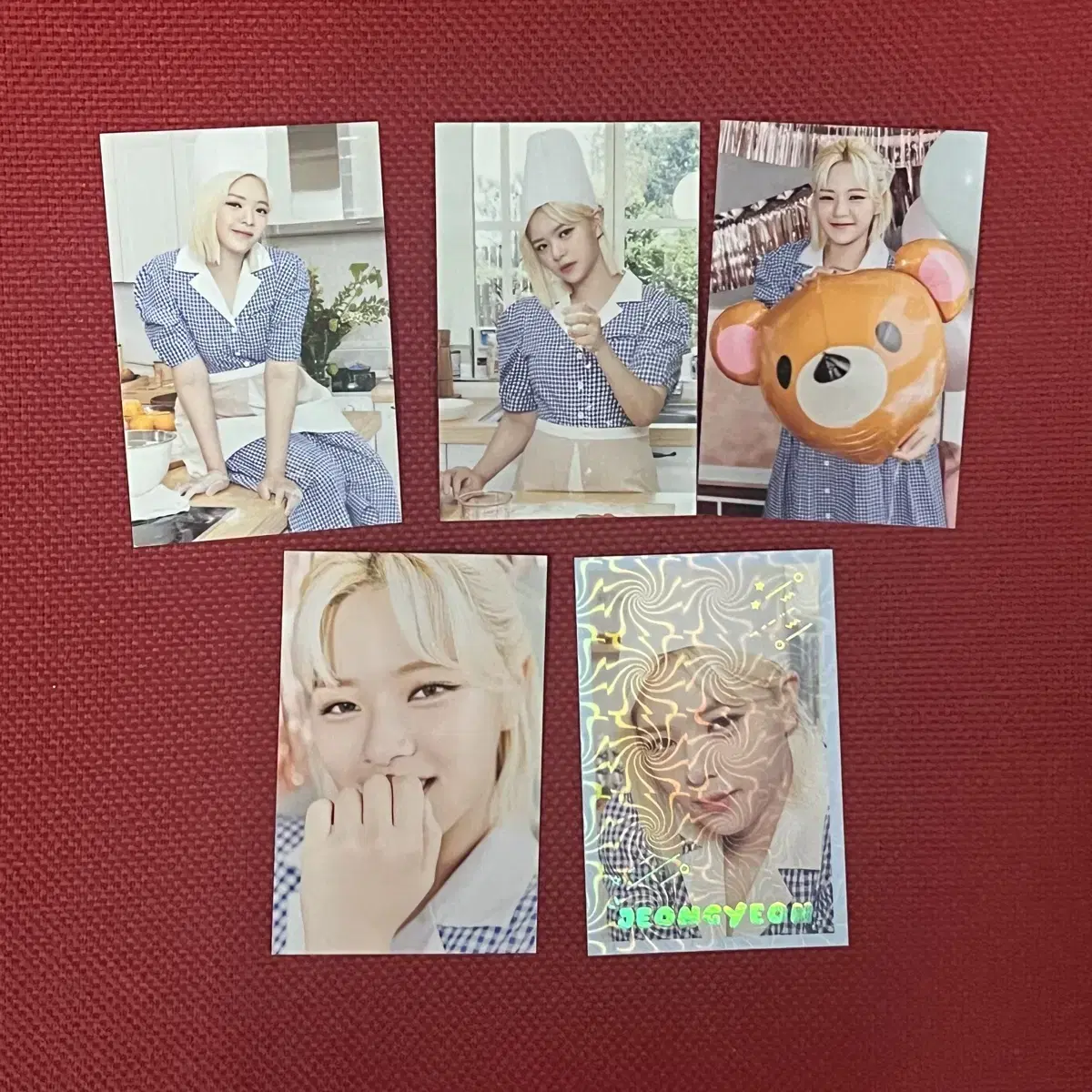 트와이스 6주년 트레카 포카 정연 세트