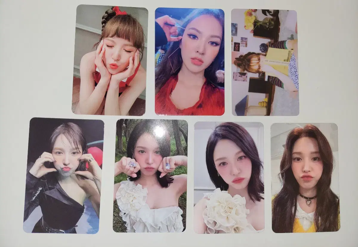 Red Velvet wendy photocard bulk WTS