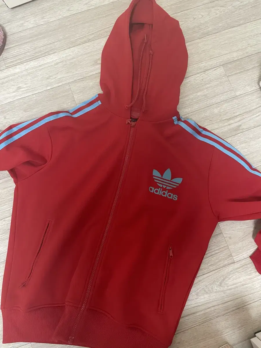 Adidas Red Jersey Red Jersey Hooded Jersey Red Tacpo