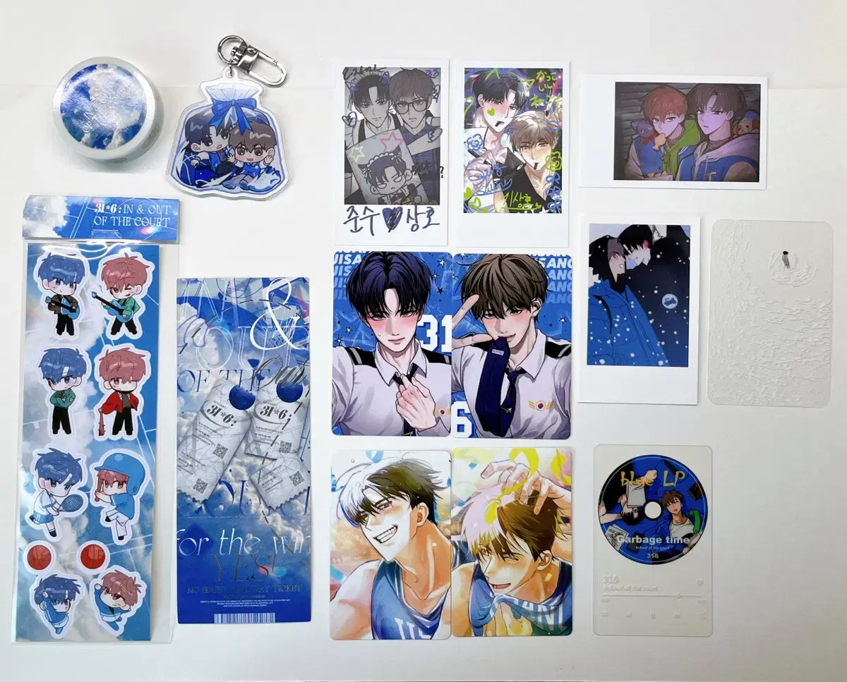 GarbageTime Jun Award Café Anthology Proceedings pre-order benefit ld sticker acrylic Keyring