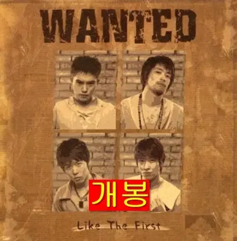 원티드 (Wanted) - Like The First (개봉, CD)