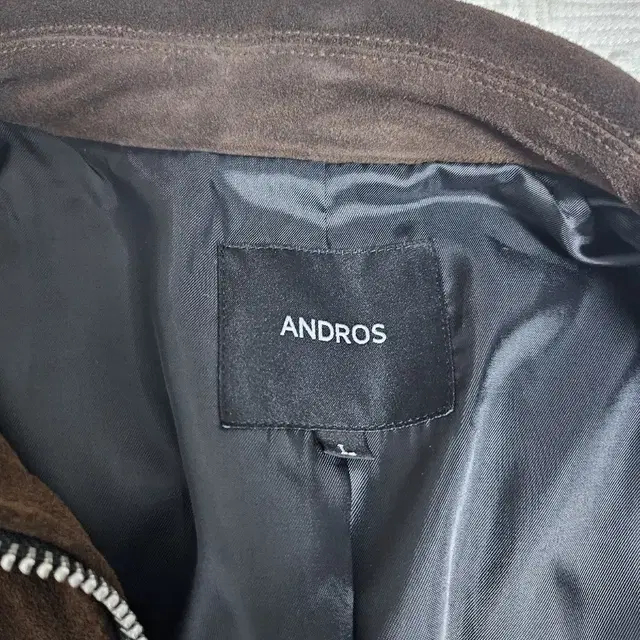 앤드로스 andros 스웨이드 자켓