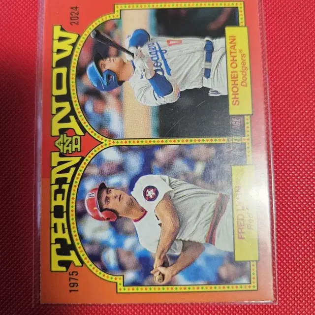 오타니 2024 Topps Heritage Then&Now 카드