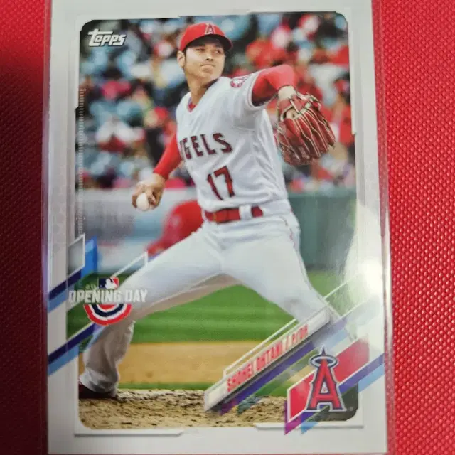 오타니 2021 Topps Opeing Day base 카드