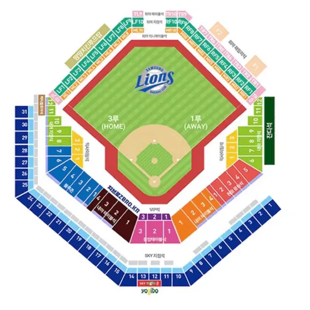 10/13 일요일 삼성 vs LG 2연석