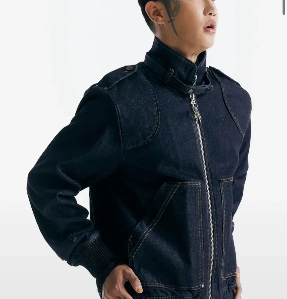 [4] Jo's Bloo denim jacket new regular price 36,000 won