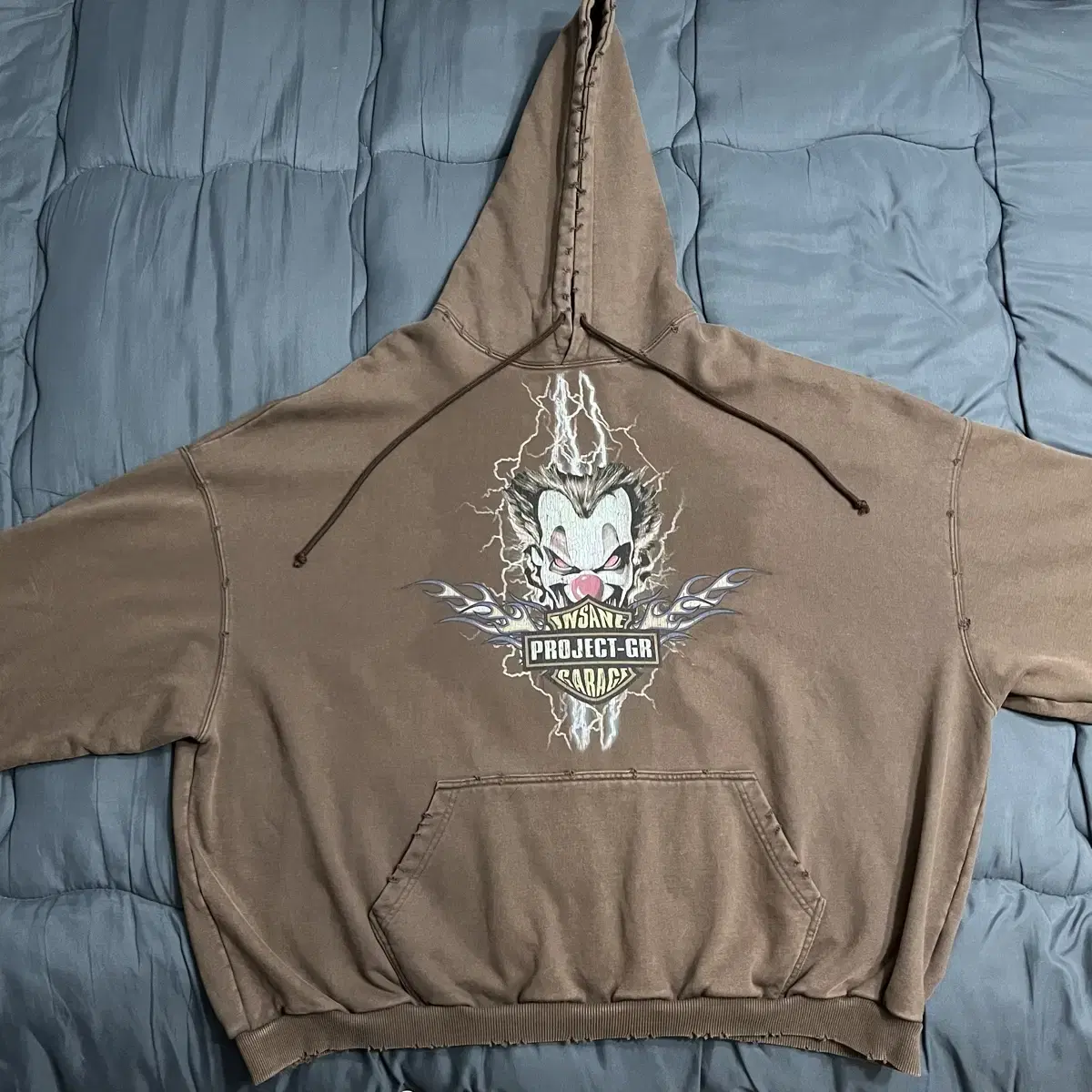 [size 2] Project GR x Insane Garage Bike Hoodie Vintage Brown