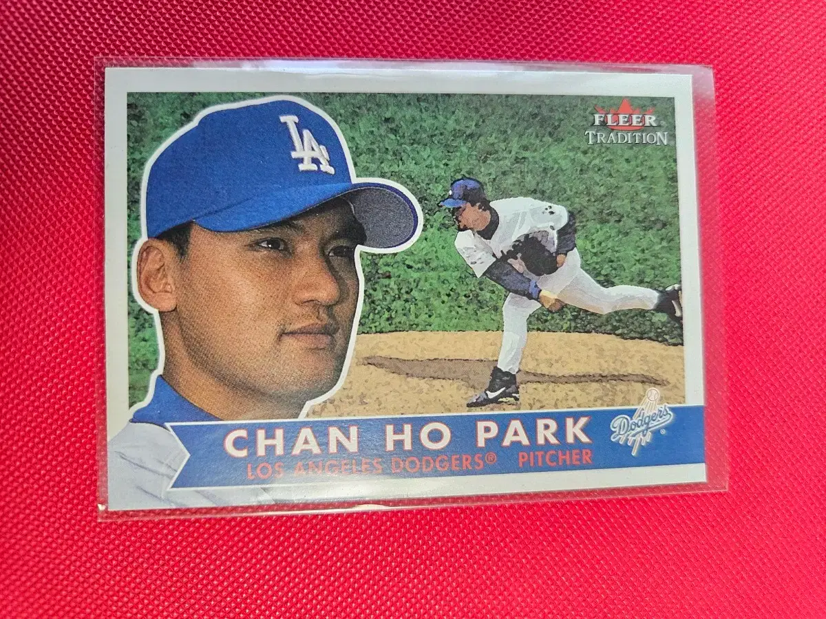 박찬호 2001 Fleer Tradition base 카드