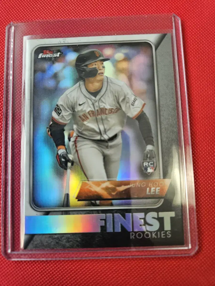 이정후 2024 Topps Finest Rookies 리플렉터 카드