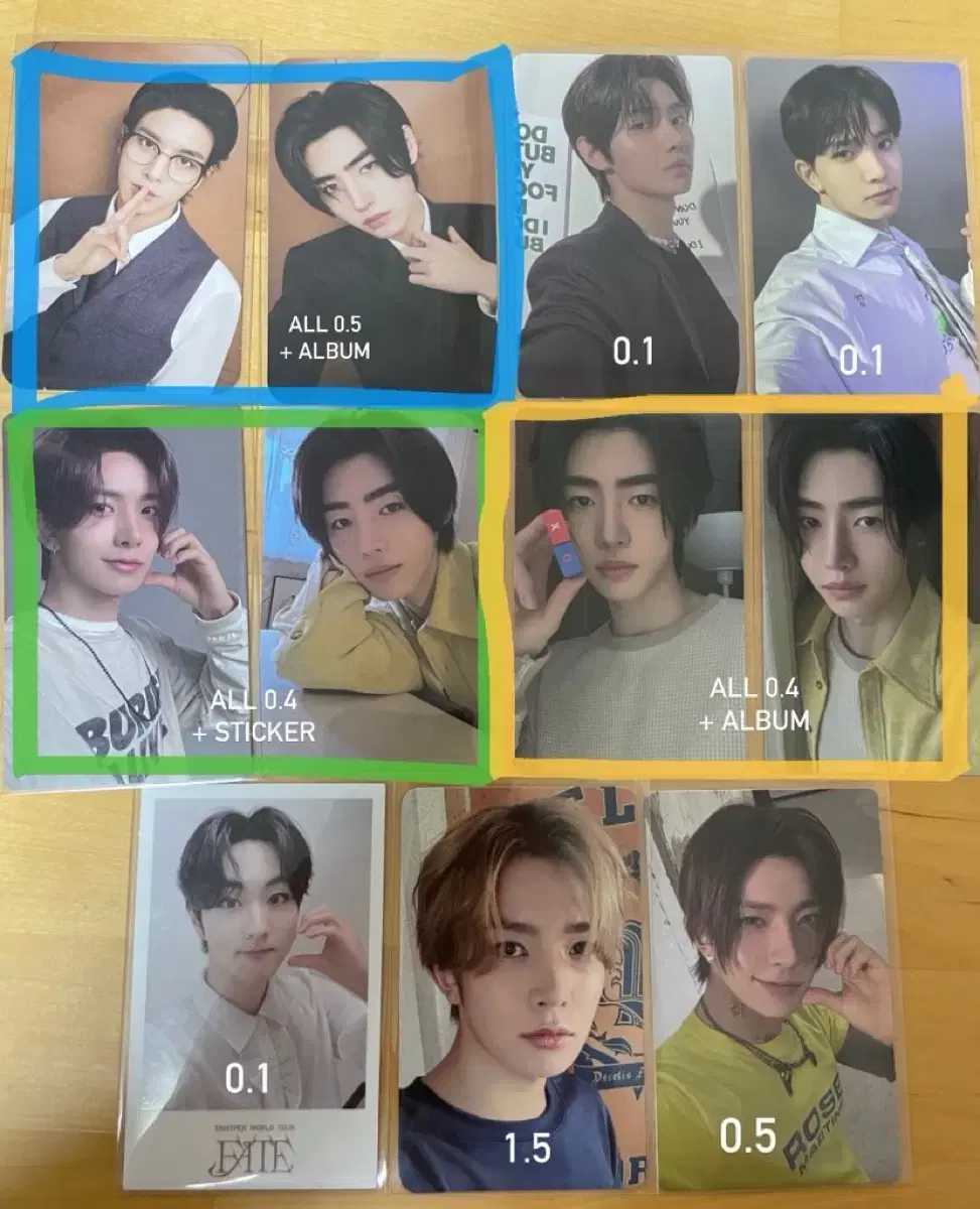 Enhypen photocard wts Workerline Engine Zone photocard Memorabilia Romance Untold Photocard