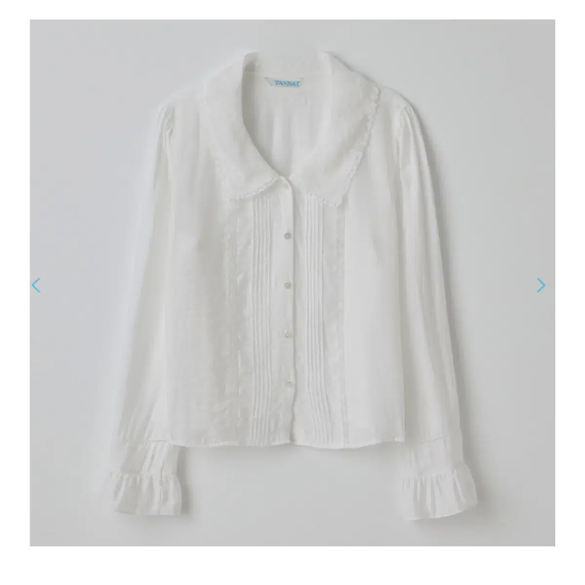 타낫 Fin lace collar blouse