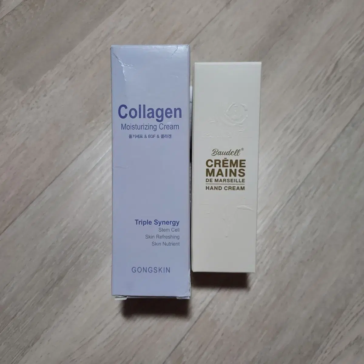 공스킨콜라겐수분크림100ml/마르세유핸드크림40ml/2개일괄