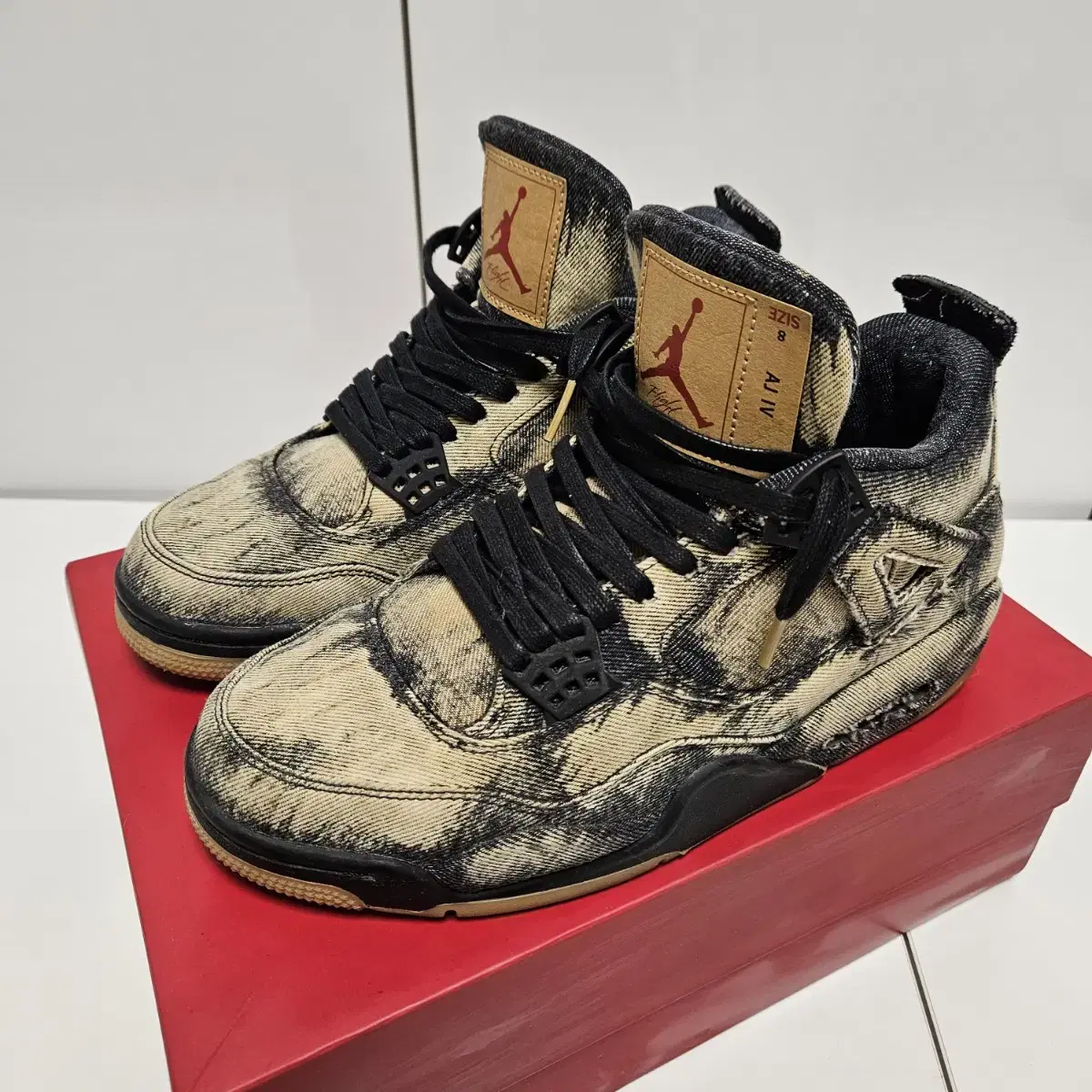 Jordan 4 x Levi's Retro Black Denim