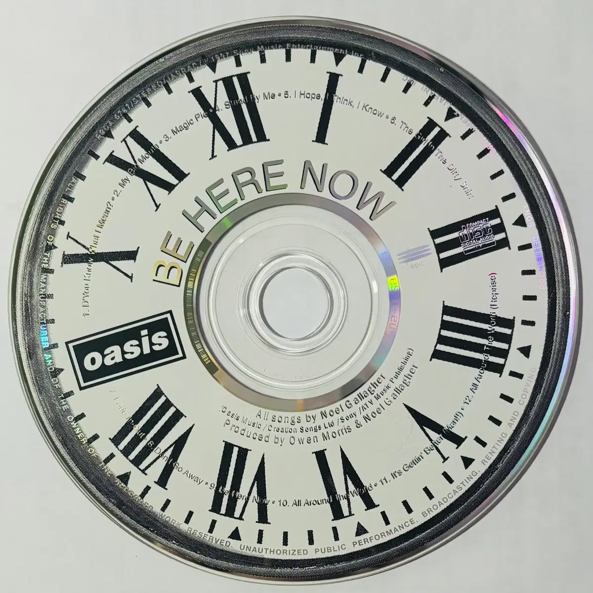 Oasis - Be Here Now (CD) 일본반1997 Obi 민트급