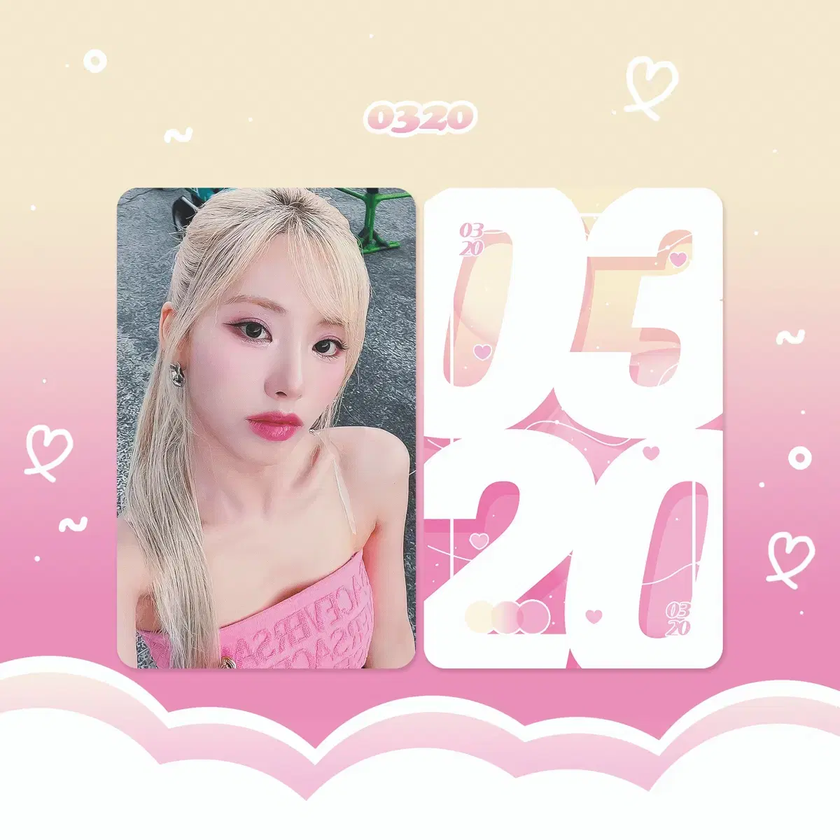 fromis 9 unofficial goods photocard doan sell prna